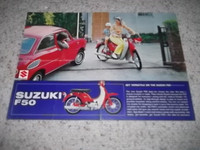 Suzuki F50  Motorcycle  Original Brochure