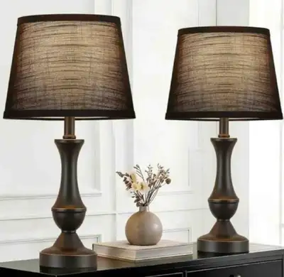 Brand New in Box Table Lamps Set of 2, View more