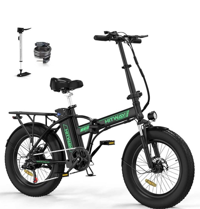 HITWAY Electric Bike for Adults, 20" x 4.0 Fat Tire Ebike in eBike in City of Toronto