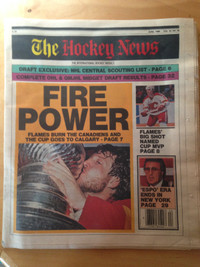The Hockey News June 1989 Calgary Flames Stanley Cup