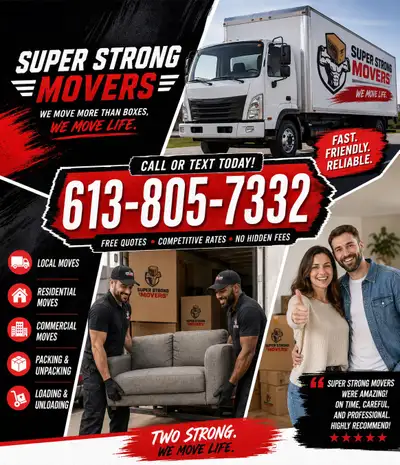 THE MAN POWER OF MOVING & TRUCKS WE MOVE ANYTHING ANYWHERE, View more