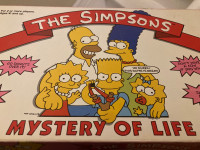 1990 The Simpsons Mystery Of Life Board Game COMPETE