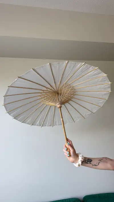 White Wedding Parasols/Umbrella for Rent | Bridal | Photos, View more