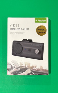 Wireless handsfree car speakerphone