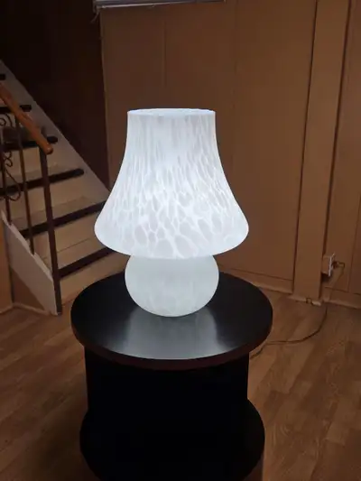 Mid-Century Modern Murano Glass Mushroom Lamps - $2,000 OBO   , View more