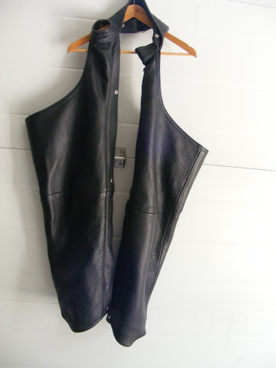 Leather Riding Chaps size 38w, The Old Mill, Glen Paine by Bainton, $145. Clymer manual #M429-5, Har...