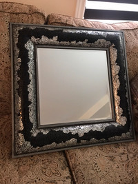 Decorative wall mirror with mirror cut frame moving sale