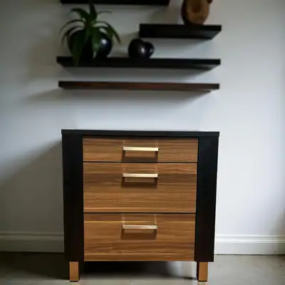 MCM Inspired Accent Table Night Stand, View more