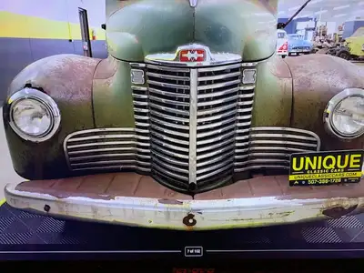 Wanted : 1940's International splash pan or bumper filler panel The panel behind the front bumper I...