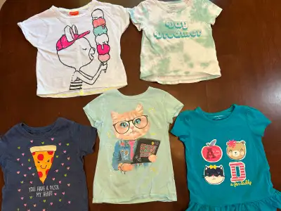 Size 4T Girl’s  t-shirts - $8 for all - Joe, children’s place, View more