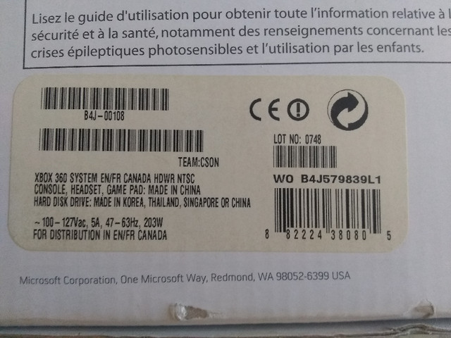 Boîte Originale XBox 360 Retro Gaming Jeux Vidéos Classique dans Consoles classiques  à Ville de Québec - Image 3