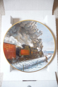 CHRISTIAN BELL AGE OF STEAM COLLECTOR'S PLATES 5 PLATES
