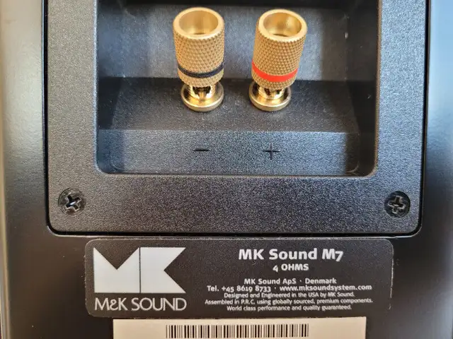 M&K (Miller & Kreisel) Sound M7 speakers - center and front in Speakers in Markham / York Region - Image 8