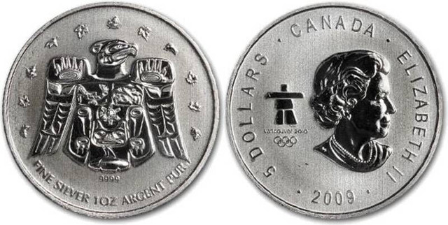 Ensemble pieces olympic en argent/silver bullion 1 oz 08-09-10 dans Art et objets de collection  à Ville de Montréal