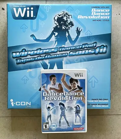 BRAND NEW Wii WIRELESS DANCE PAD +GAME FOR DANCE DANCE REVOLUTIO, View more