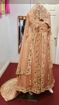 Pakistani Indian Bridal dress ,gown 