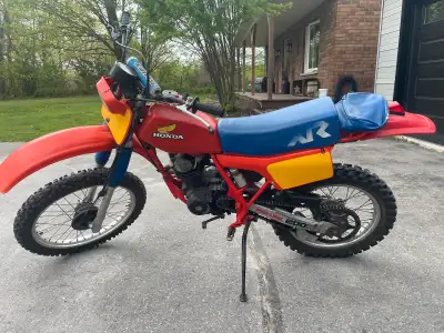 Rare find in this condition- 83’ Honda XR 200 Pretty cool vintage bike if you’re into collecting or...
