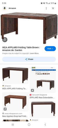 Ikea Applaro patio table 