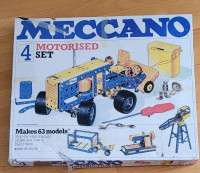 Meccano 4 ensemble motorizé incomplete Motorized Set