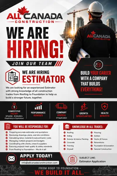 Construction Estimator , View more
