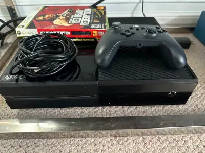 Xbox One with wired controller and two games. In excellent shape. Might consider a trade for a PS4....