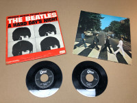 The Beatles vintage vinyl original LP and 45 collection