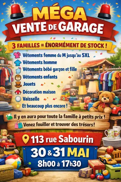 Mega vente de garage