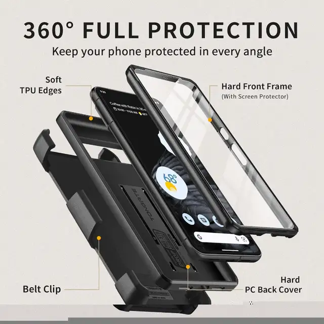 (BNIB) Pixel 8 Pro Case (Camera Cover & Screen Protector) in Cell Phone Accessories in Markham / York Region - Image 3