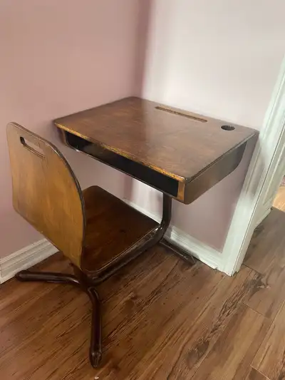 Antique vintage school desk/ pupitre, View more