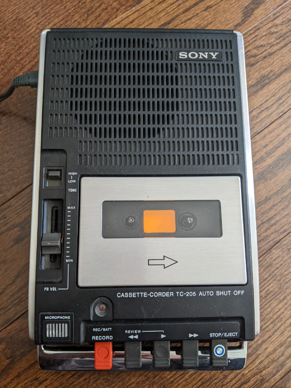 Sony Cassette-Corder TC-205 dans Chaînes stéréo  à Ville de Montréal
