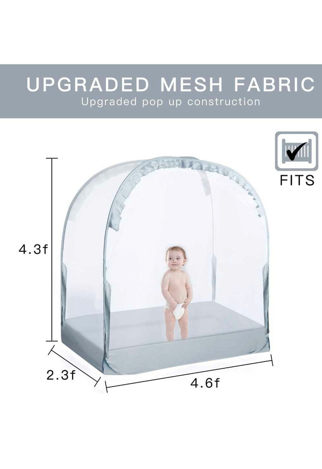 L Runnzer baby crib tent new  in Cribs in Windsor Region - Image 4