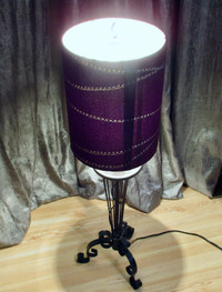 Floor Desk or Mini-Floor Lamp 29" high with Shade, standard bulb