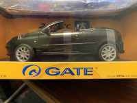 1:18 Gate Peugeot 206 cc black, New Mint in the box