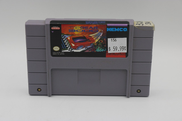 Top Gear 9000. Video Game .  For SNES (#156) in Older Generation in City of Halifax