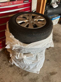 Selling 4 All Season Tires with Rims - Honda Civic - Firestone