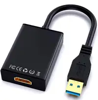 USB to HDMI Adapter, USB 3.0/2.0 to HDMI Converter 