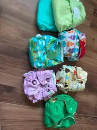 7 AIO Newborn cloth diapers!