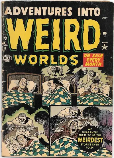 ADVENTURES INTO WEIRD WORLDS #8  G 2.0 ATLAS COMICS 1952 $200, View more