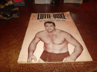 wrestling quebec magazine lutte & boxe illustre june 1953 verne
