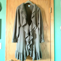 "Jockey Person to Person"/Women's Long Cardigan, Size L, New 