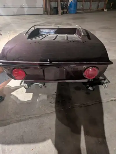 Small enclosed trailer for motorcycle or small car .hitch available