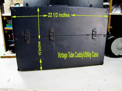 (JJD-201) Vintage Tube Caddy / Utility Case, View more