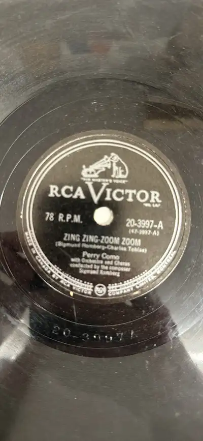 Shellac record: Perry Como – Zing Zing - Zoom Zoom / If , View more