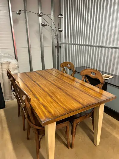 Modern, Rustic, Solid Wood Dining Set - PRICE REDUCED, View more