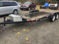 16 foot open car trailer