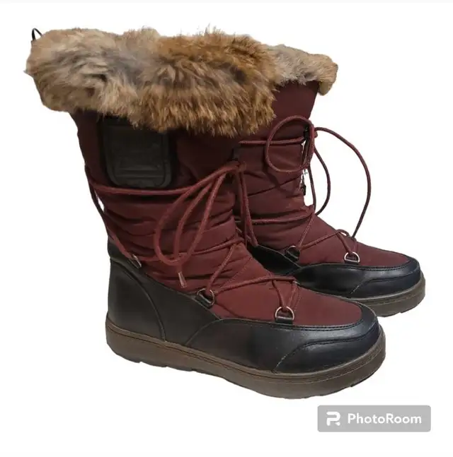 Bottes Hiver Rudsak Winter Boots 7 38 burgundy bourgogne in Women's - Shoes in City of Montréal - Image 4