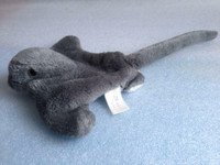 Shark Reef Aqarium grey Sealife Stingray Plush stuffed toys 12"