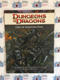 RPG: D&D 4th Edition "Orcs of Stonefang Pass" adventure