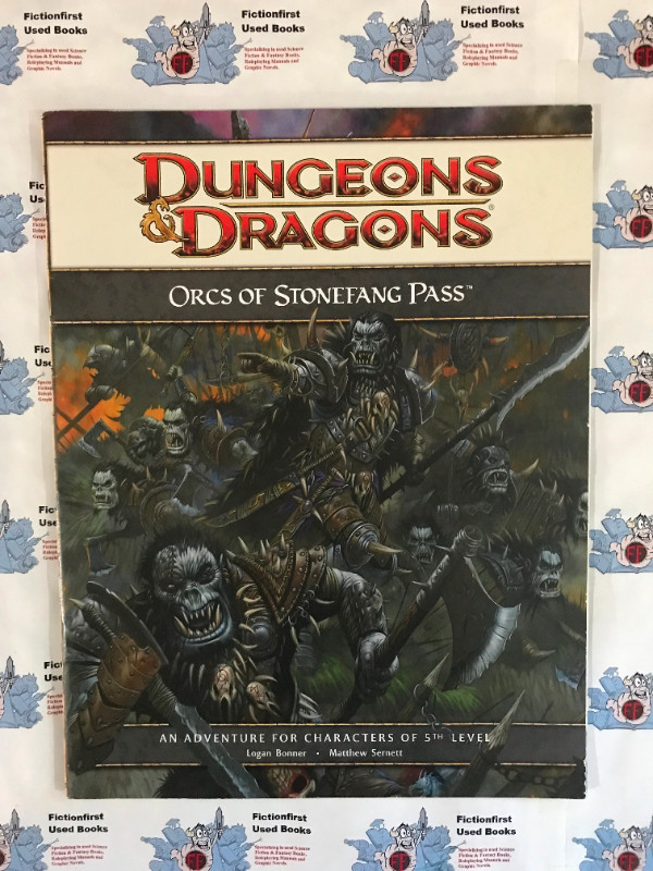 RPG: D&D 4th Edition "Orcs of Stonefang Pass" adventure in Fiction in Annapolis Valley