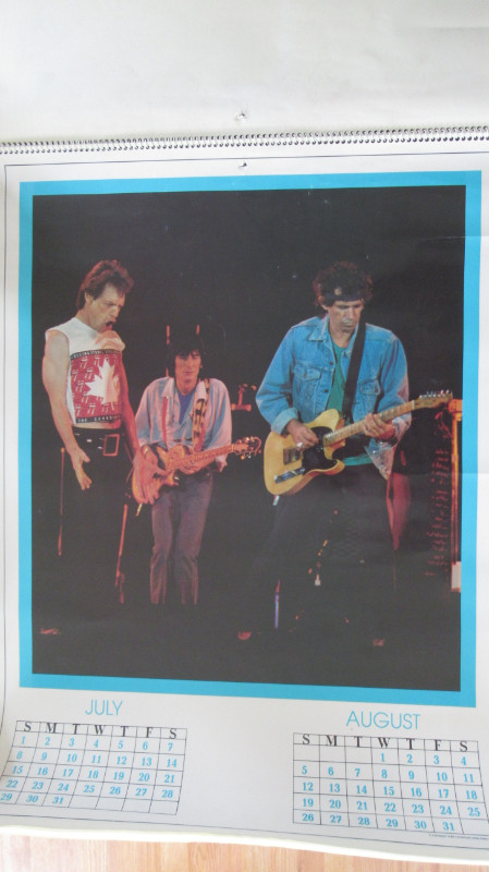 Rolling Stones Calendar/Poster in Other in Delta/Surrey/Langley - Image 3